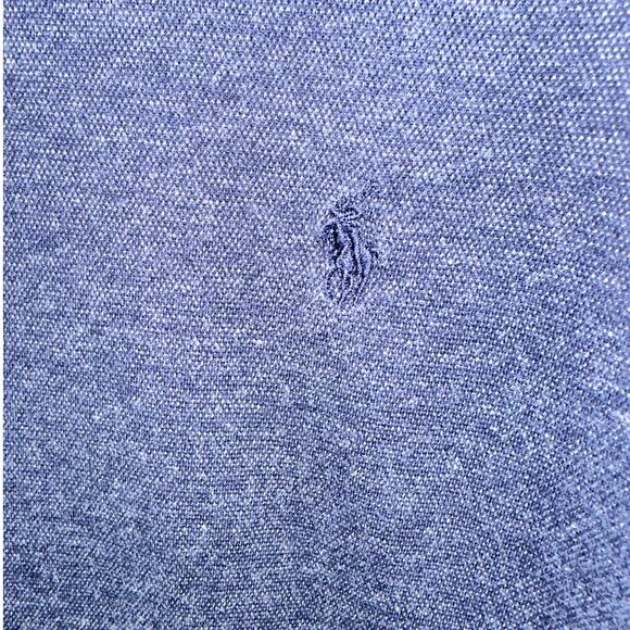 Polo Ralph Lauren Mens Size 3XLT Blue Heathered Blue Pony Long Sleeve Shirt - Picture 2 of 6